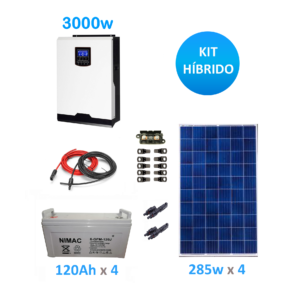 Kit Solar 3000w Ampliado Voltronic PWM Gel