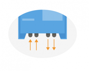 VIctron dos entradas CA y dos salidas CA
