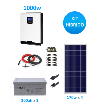 Kit solar 1000w ampliado