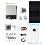 Kit 11kw voltronic Litio mppt Ampliado