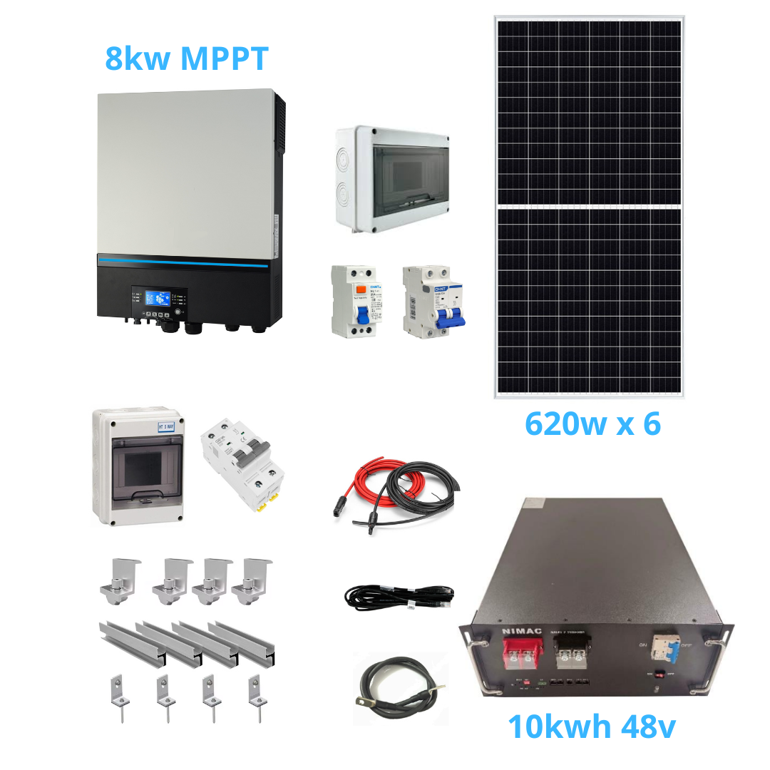 Kit 8kw voltronic Litio mppt Base Kit 8kw voltronic Litio mppt Base