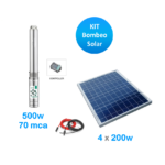 Kit bombeo solar 500w 70mca