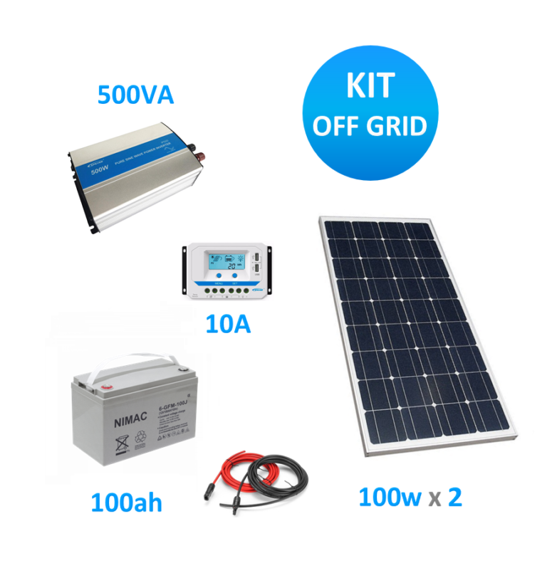 Kit Off Grid 500VA 12V