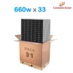 Pallet 660w 33 unidades