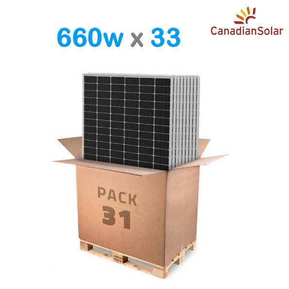 Pallet 660w 33 unidades