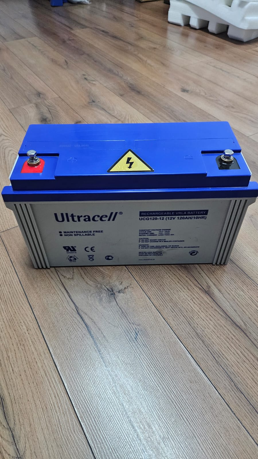 WhatsApp Image 2025-05-24 at 21.50.29 (1) Batería 120ah 12V Gel ULTRACELL (Showroom) - Imagen 1