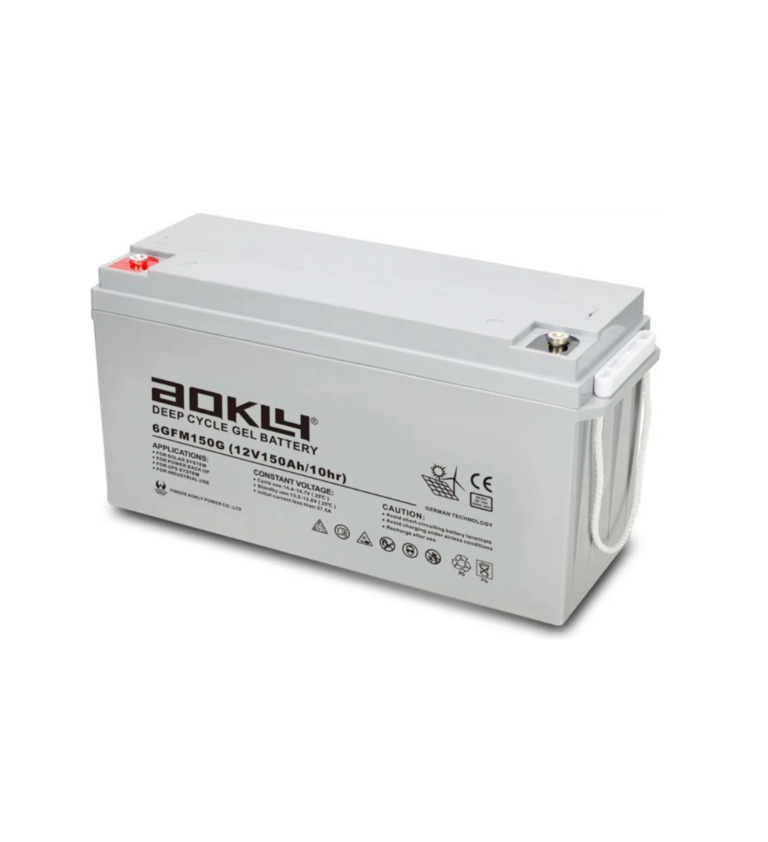 Bateria Aokly 150ah 12v gel ciclo profundo